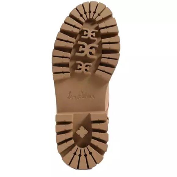 Sam Edelman Women's Kyler Lace-Up Cozy Combat Boots In Carmel US 9 - Picture 6 of 8